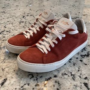 Goodman Brand Red suede leather men’s shoes 7.5